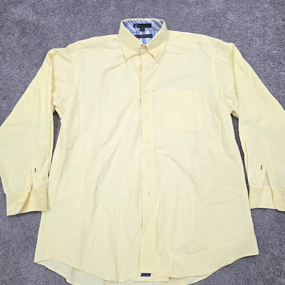 Tommy Hilfiger Long Sleeve Collared Shirt Size Xl The Lifetime Collar